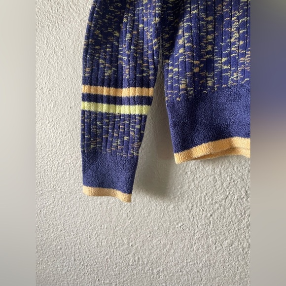 Urban Outfitters Cropped Hoodie Sweater Women’s M Striped Primrose Full Zip Up - Picture 8 of 16